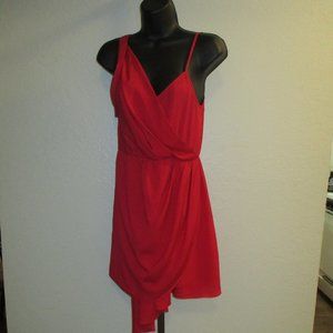 Sparkle and Fade Red Halter Girls Dress XS